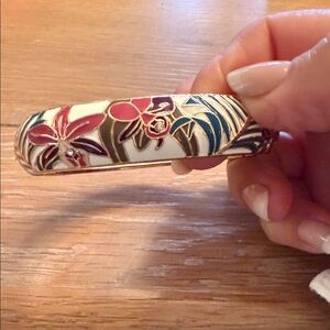 Tommy Bahama Floral Bracelet - Pink, Blue, Gold